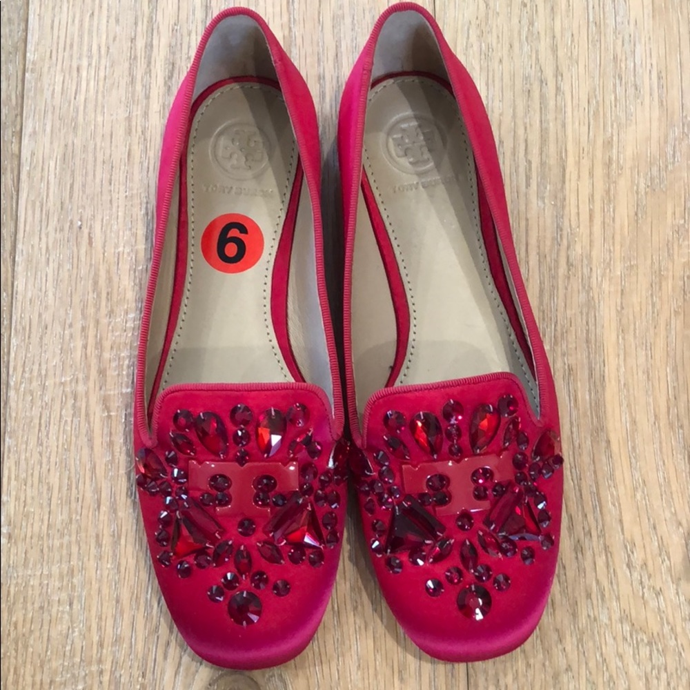 Tory Burch Jeweled Flats